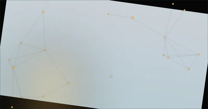 Illustration of a branching skill tree with glowing unlocked nodes
